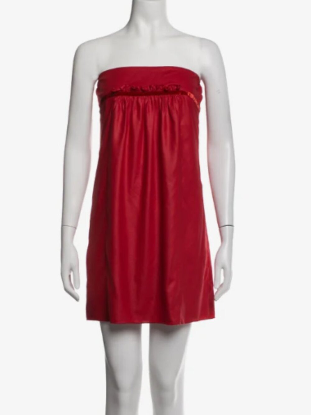 Stella McCartney Silk Babydoll Mini Dress